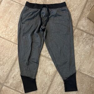 Under Armour Men's Charcoal and Black Joggers